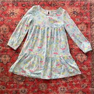 Carter's Multicolor Floral Long-Sleeve Dress